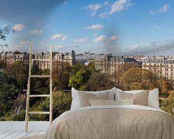 The Parc des Buttes-Chaumont overlooking the Sacré-Coeur in Paris by MS Fotografie | Marc van der Stelt