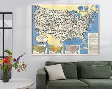 Kaart van de VS van World Maps
