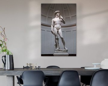 David by Michelangelo in Florence by Erwin Blekkenhorst