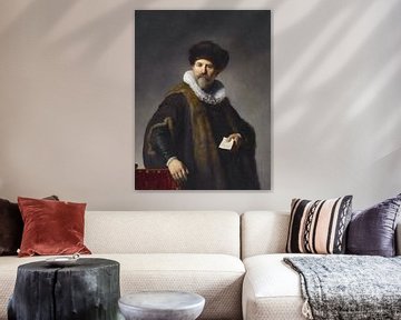 Portrait de Nicolaes Ruts par Rembrandt