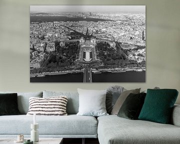 The view of Paris from the Eiffel Tower by MS Fotografie | Marc van der Stelt