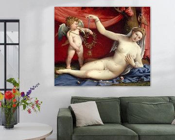Lorenzo Lotto, Venus en Cupido
