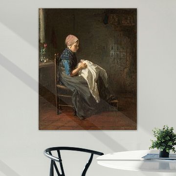 'The little seamstress', Jozef Israëls