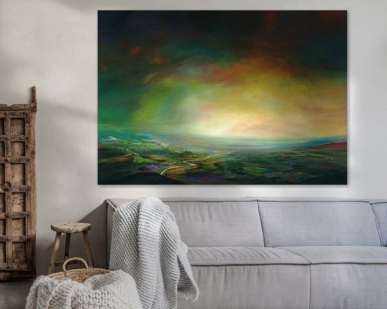 Example of the artwork in a room