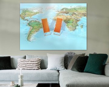 Holiday Wereldkaart van World Maps