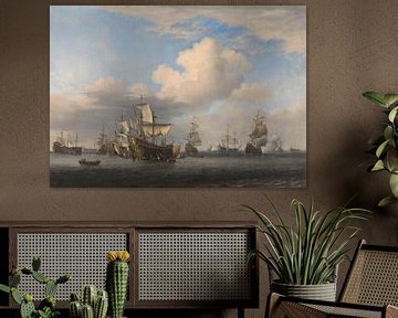 Gefangene Englische Schiffe - Willem van de Velde