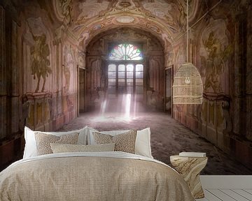 Beautiful Fresco in an Abandoned House. by Roman Robroek - Photos of Abandoned Buildings