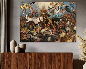 Der Sturz der rebellierenden Engel - Pieter Bruegel