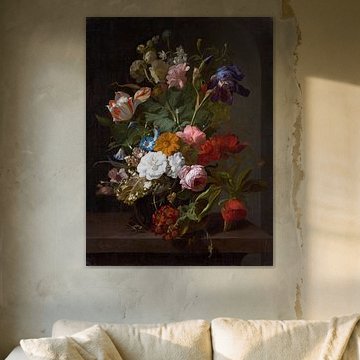 Vase mit Blumen, Rachel Ruysch