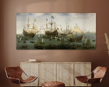 De terugkomst in Amsterdam van de tweede expeditie naar Oost-Indië, Hendrik Cornelisz. Vroom