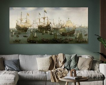 De terugkomst in Amsterdam van de tweede expeditie naar Oost-Indië, Hendrik Cornelisz. Vroom