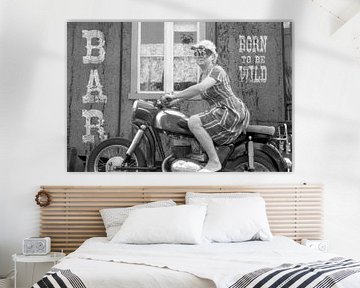 Born to be wild van Timeview Vintage Images