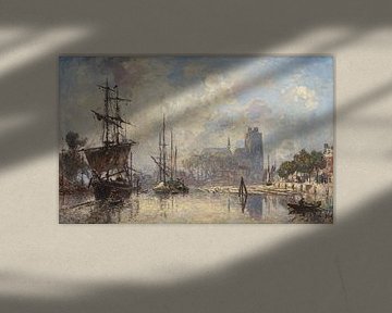 Der Blick auf Dordrecht, Johan Barthold Jongkind