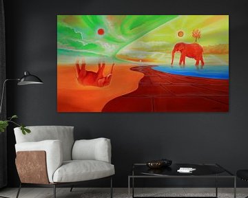 Bij het Olifantenmeer van Art Demo