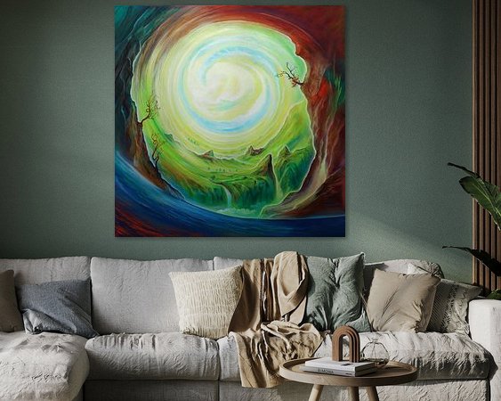 Example of the artwork in a room