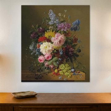 Fliederfarbene Pfingstrosen, Arnoldus Bloemers