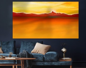 Orange Sea by Art Demo
