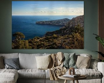 Calanques on the sea, Marseille side von Luis Boullosa