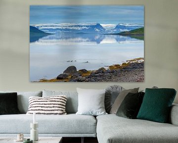 View on the west-fjords of Iceland