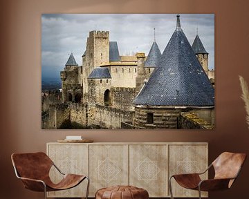 Towers of Carcassone, medieval city von Luis Boullosa