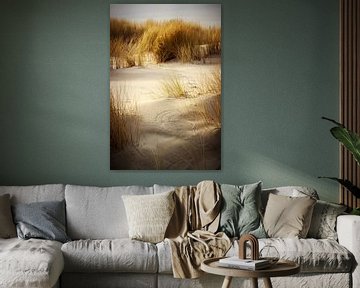 Sand dunes and grass in Schiermonnikoog van Luis Boullosa