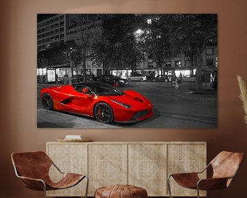 Red Ferrari by Ronald George
