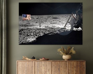 Neil Armstrong op de maan