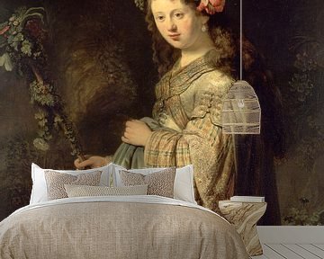 Saskia als Flora, Rembrandt
