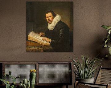 Porträt eines Mannes mit Kragen - Rembrandt van Rijn