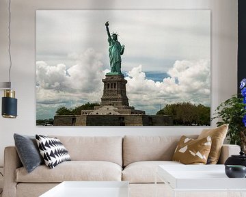 New York, Vrijheidsbeeld op Liberty Island van Hans Wijnveen