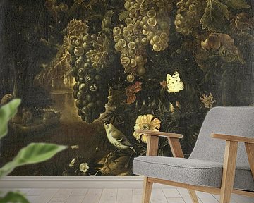 Grapes, flowers and animals, Isac Vromans