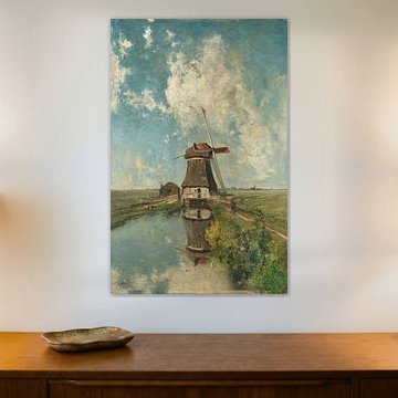 Een molen aan een poldervaart, Paul Joseph Constantin Gabriël (gezien bij vtwonen)