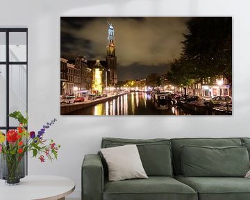 Westerkerk - Prinsengracht - Amsterdam van Wiljo van Essen