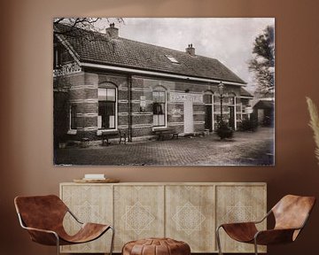 Verlaten station Wognum-Nibbixwoud van Jan van der Knaap