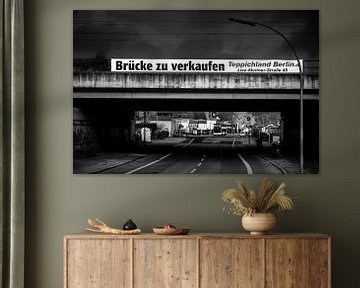 Schwarz Weiss - Brücke zu verkaufen by Holger Debek