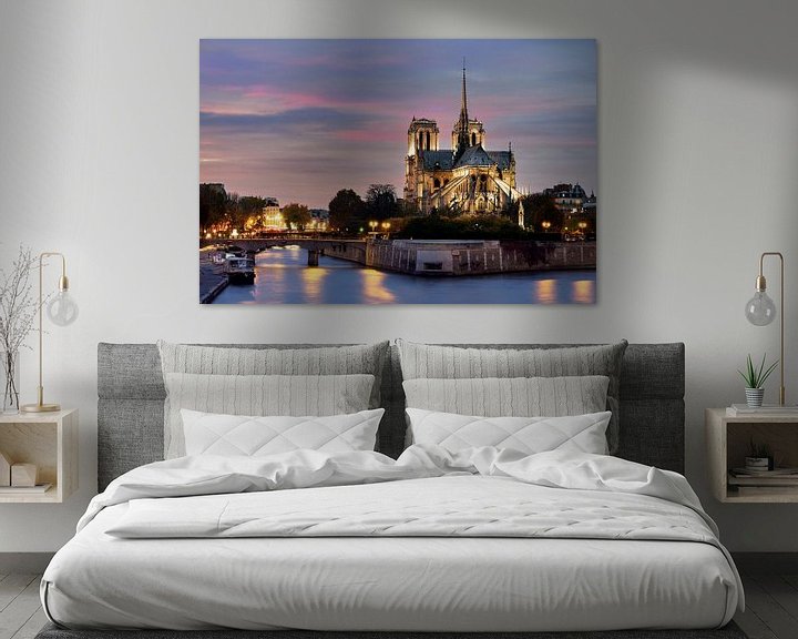 Sfeerimpressie: Notre Dame in Parijs van Edwin van Wijk