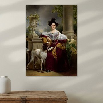 Portrait of Alida Christina Assink, Jan Adam Kruseman, 1833