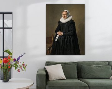 Portret van Feyntje van Steenkiste, Frans Hals