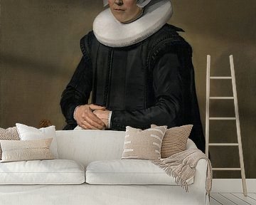 Porträt von Feyntje van Steenkiste, Frans Hals