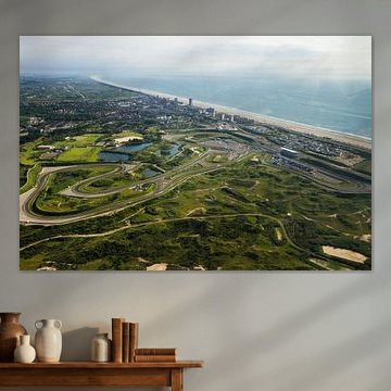 Circuit Park Zandvoort von oben von Leon Weggelaar