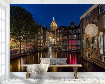 Amsterdam zicht op de Zeedijk