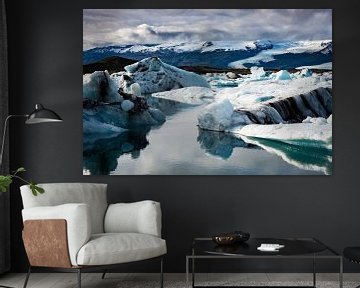 Glacier ice Iceland by Samantha Schoenmakers
