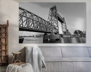 Eisenbahnbrücke De Hef in Rotterdam von MS Fotografie | Marc van der Stelt