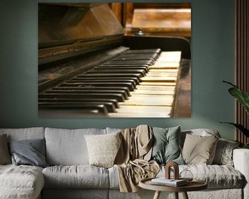 Klavieren van een piano van Veluws