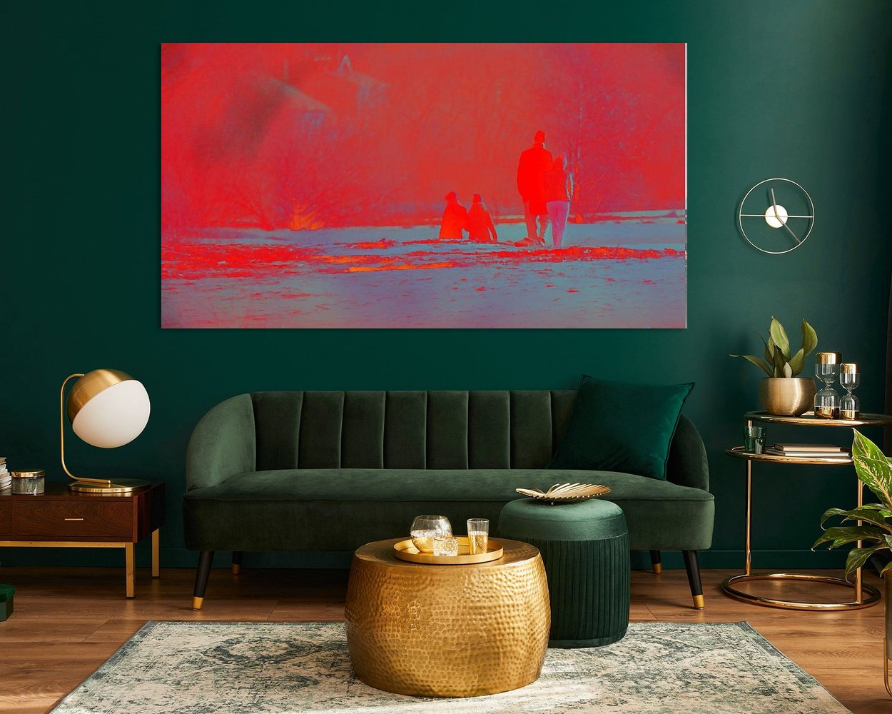 Example of the artwork in a room
