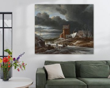 Winterlandschaft - Jacob Isaacksz van Ruisdael