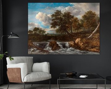 Landschap met waterval, Jacob Isaacksz. van Ruisdael