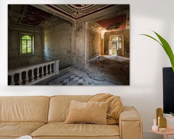 Verlassene Halle in der Villa. von Roman Robroek – Fotos verlassener Gebäude