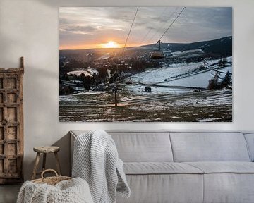 Sonnenaufgang in Oberwiesenthal