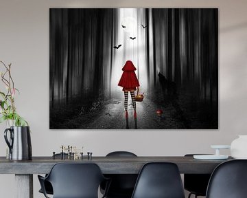 Little Red Riding Hood on high heels by Monika Jüngling